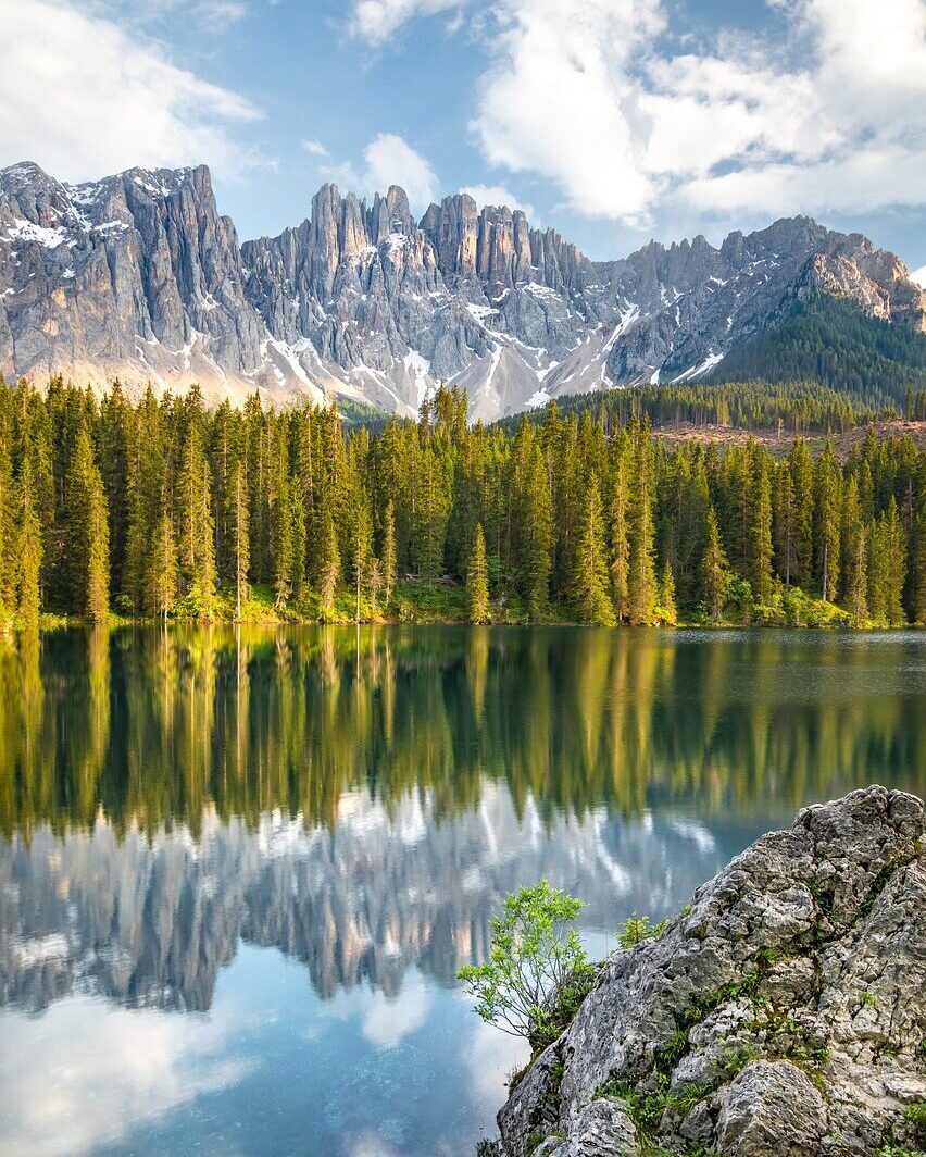 italy, karersee, lago di carezza